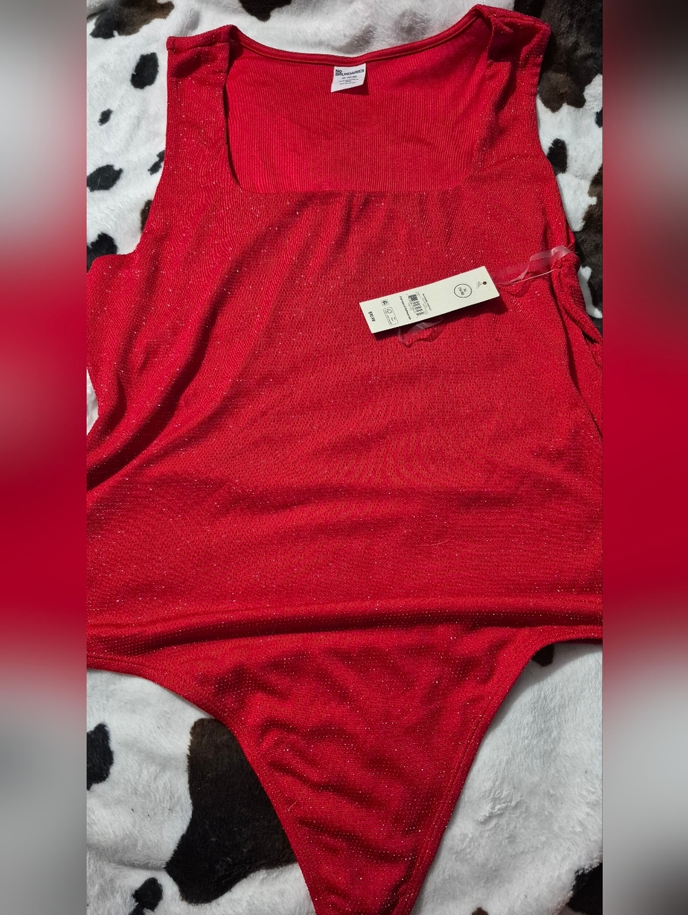 No Boundares Shirred Thong Sleeveless Bodysuit NWT 16/18 XL